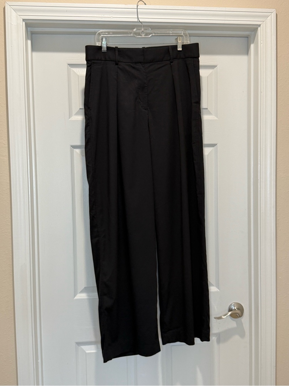 Lululemon Lightweight Wide Leg Black Work Pants
